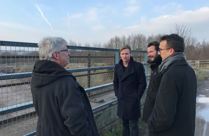 Meeting with HS2 representatives in Staveley