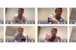 Screenshot of Lee Rowley during Facebook Live broadcasts