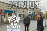 Join Lee Rowley MP and Cllr Charlotte Cupit for the Clay Cross Town Deal Update