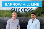 Barrow Hill Line success Lee Rowley MP pictured with Huw Merriman MP