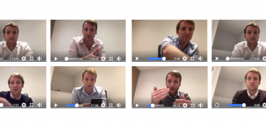 Screenshot of Lee Rowley during Facebook Live broadcasts
